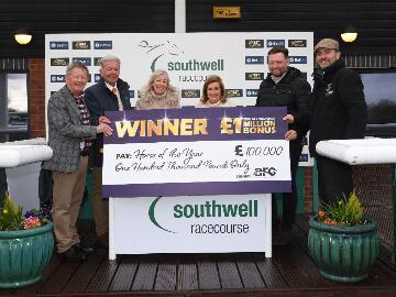 The Owners of Artisan Dancer at Southwell Racecourse